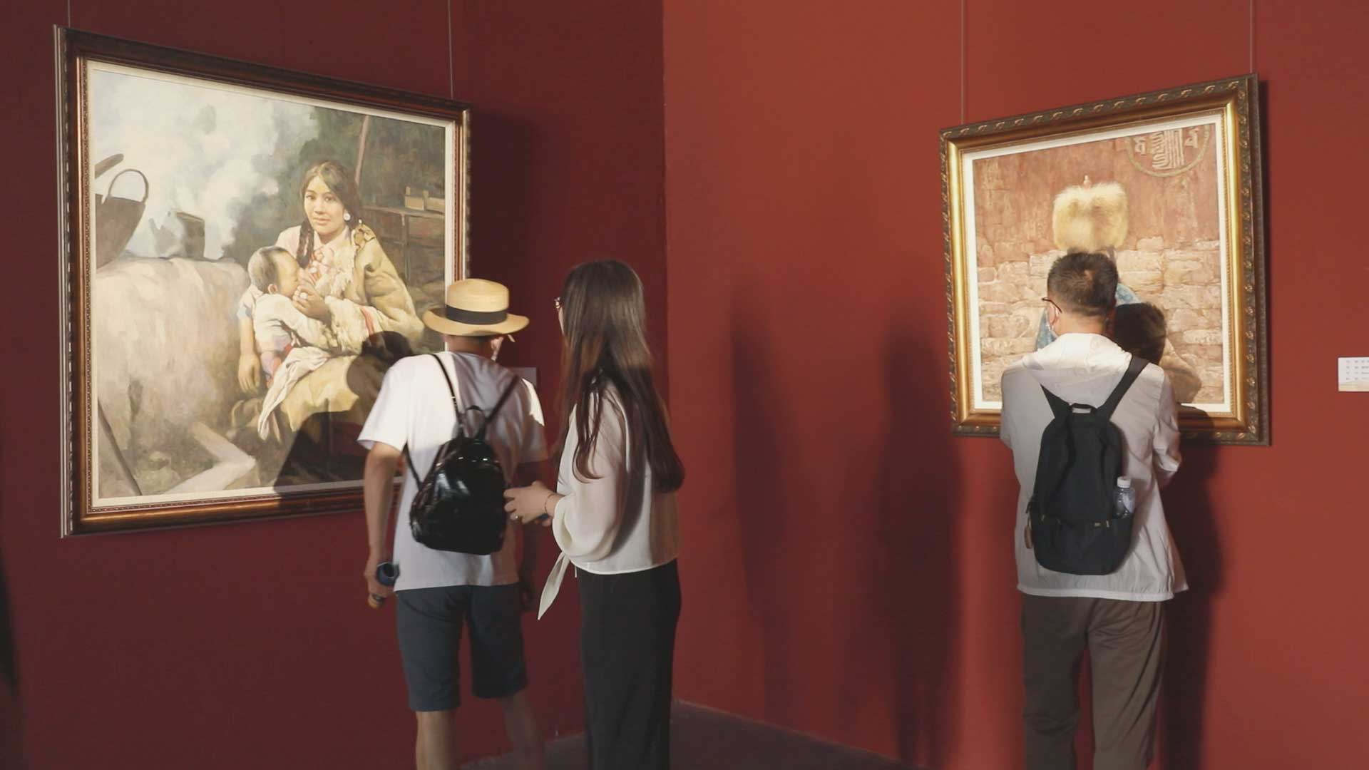 甘肃省油画学会首届会员作品展在兰开幕，282件作品展出